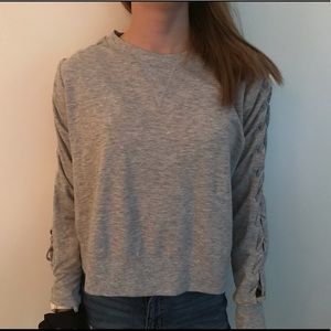Gray sweater